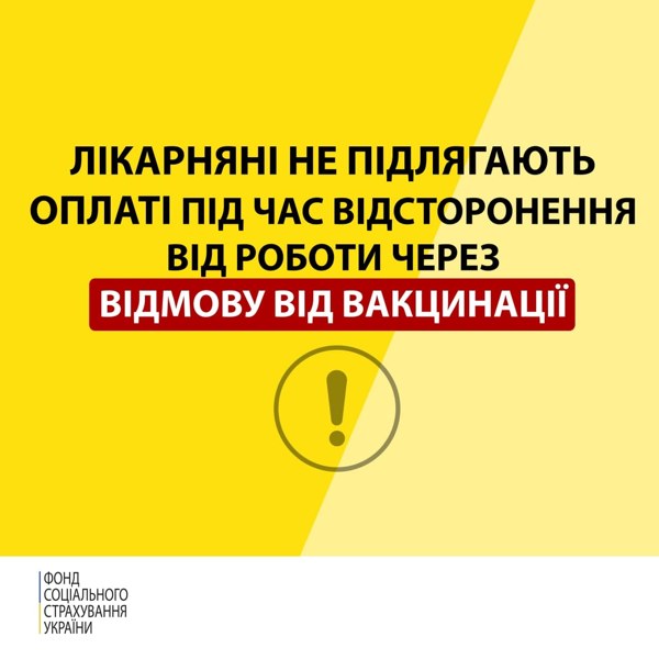  ФССУ: При відстороненні від роботи, лікарняні не підлягають оплаті