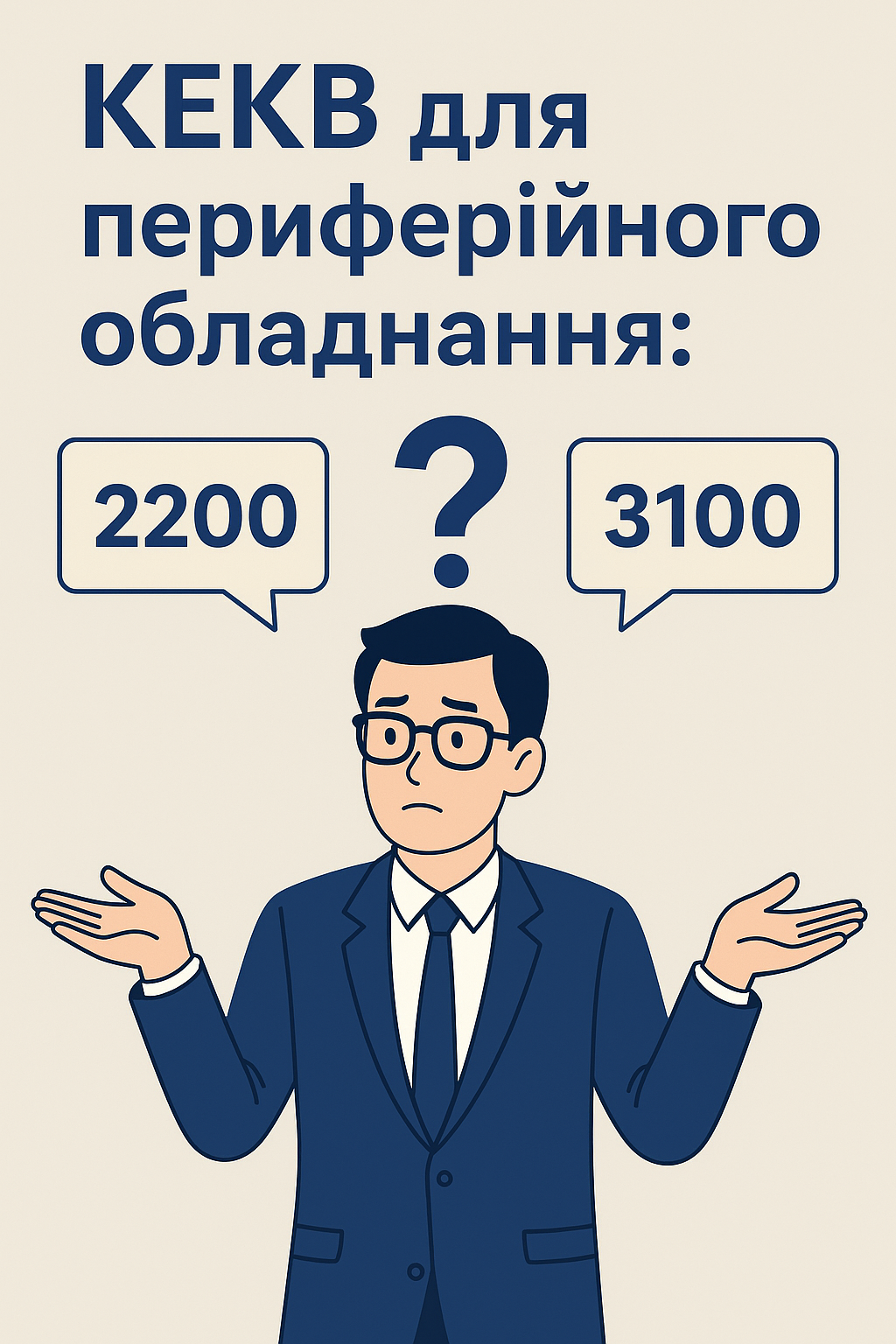 КЕКВ для периферійного обладнання: 2200 чи 3100