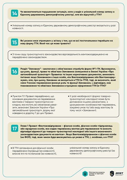 Нова форма ТТН із 03.01.2025: як заповнити