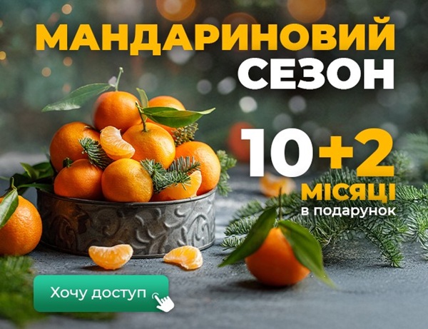 🍊Мандариновий сезон бюджетних бухгалтерів – святкові знижки на передплату