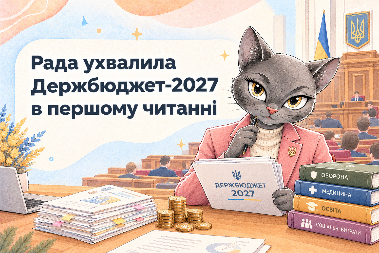 Рада ухвалила Держбюджет-2027 в першому читанні