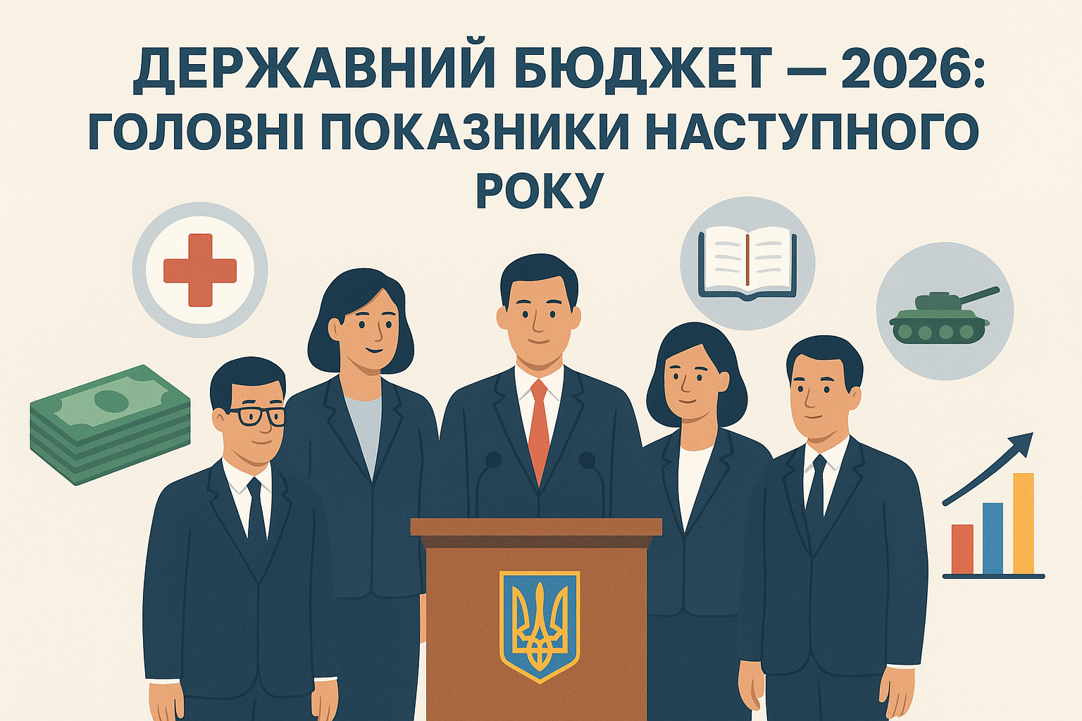 Державний бюджет — 2026: головні показники наступного року