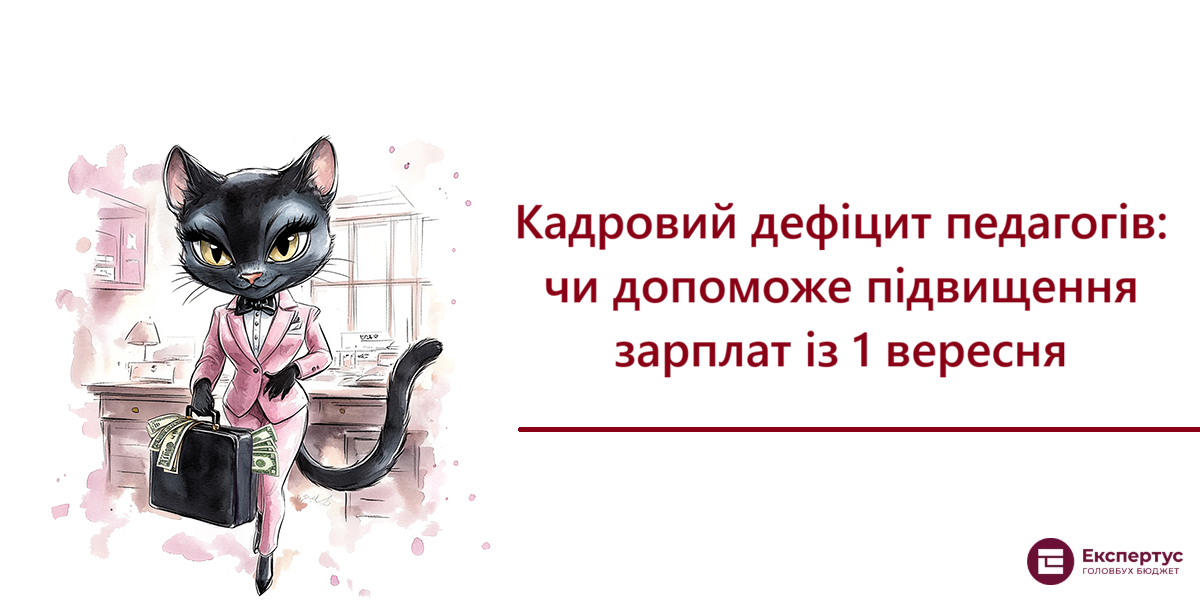 Кадровий дефіцит педагогів: чи допоможе підвищення зарплат із 1 вересня