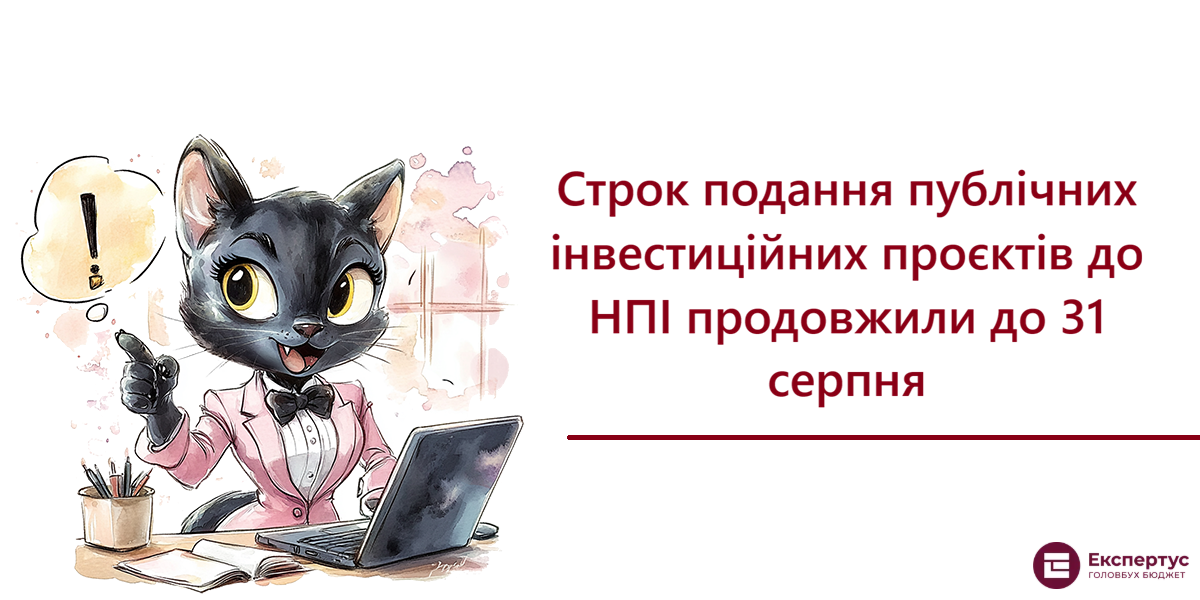 Строк подання публічних інвестиційних проєктів до НПІ продовжили до 31 серпня