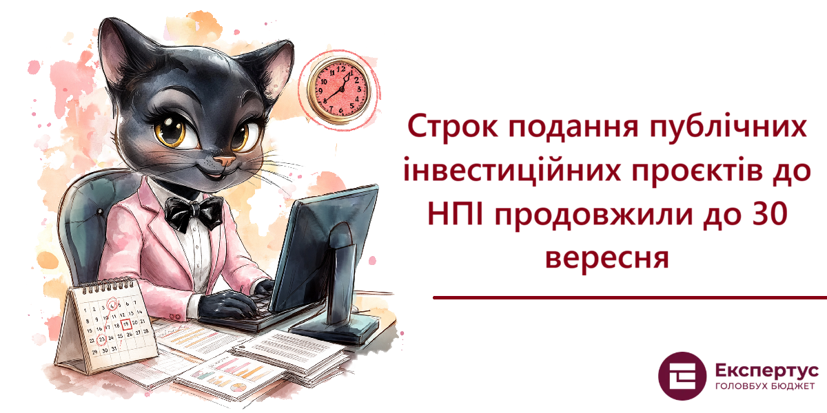 Строк подання публічних інвестиційних проєктів до НПІ продовжили до 30 вересня