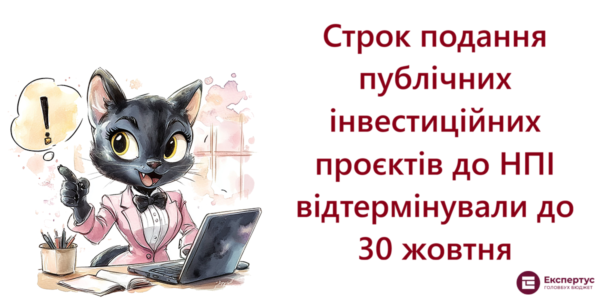Строк подання публічних інвестиційних проєктів до НПІ відтермінували до 30 жовтня