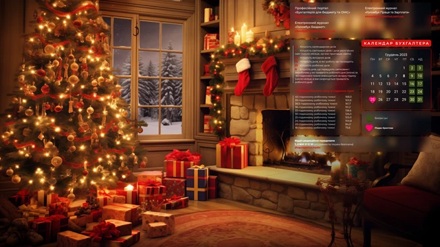 заставка на робочий стіл – календар бухгалтера