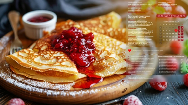 заставка календар бухгалтера