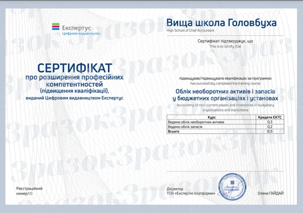 Стартувала Професійна сертифікація бухгалтерів бюджетних установ – 2025