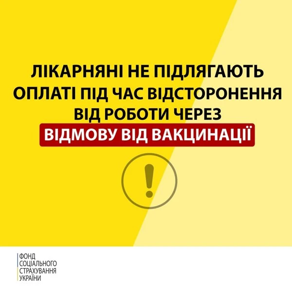  ФССУ: При відстороненні від роботи, лікарняні не підлягають оплаті