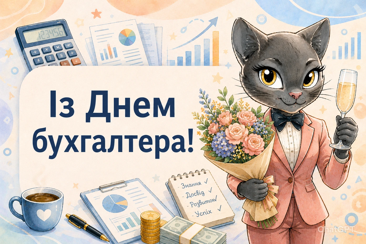 День бухгалтера в Україні 2026: коли святкують, привітання та вебінар-марафон