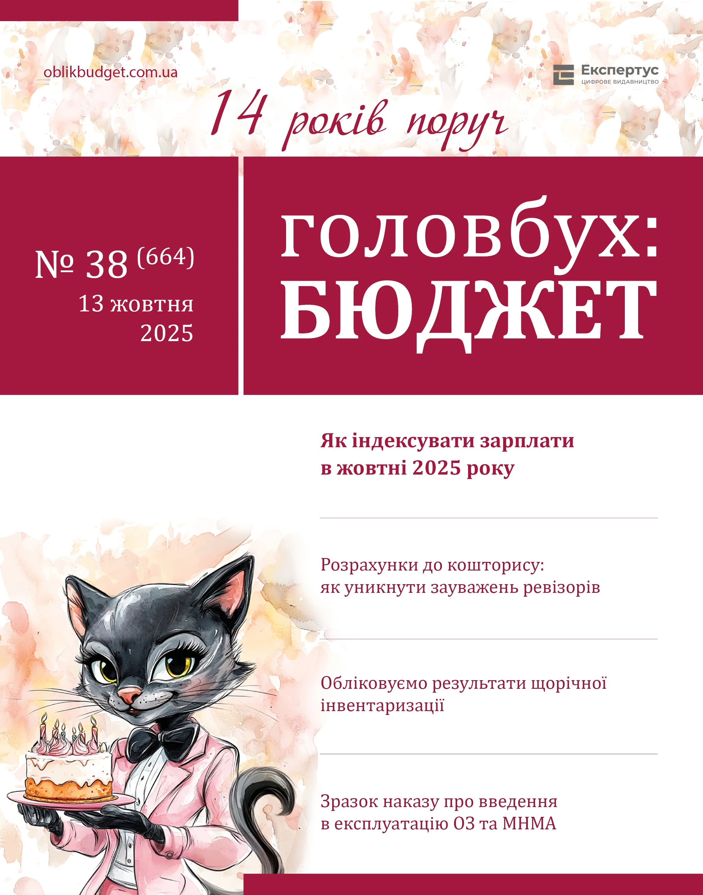 Ми відчуваєм ваш вайб вже 14 років: Головбух Бюджет № 38
