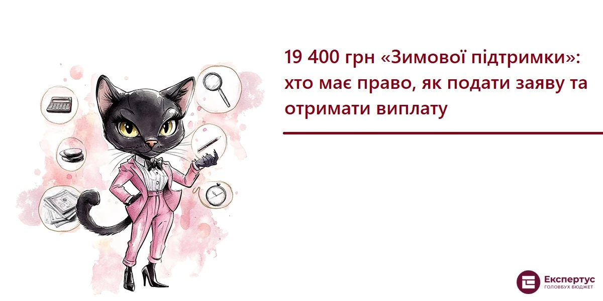 19 400 грн Зимової підтримки: хто має право, як подати заяву та отримати виплату