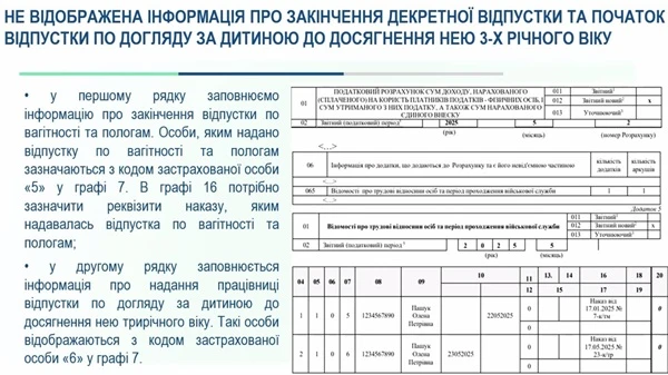 Як виправити помилку в Додатку Д5 до Податкового розрахунку