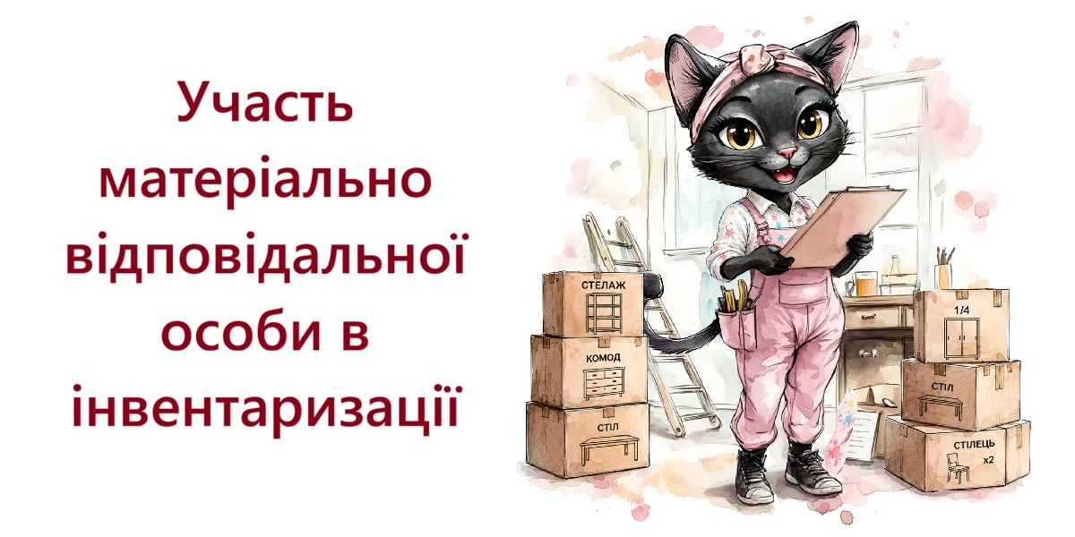 Участь матеріально відповідальної особи в інвентаризації