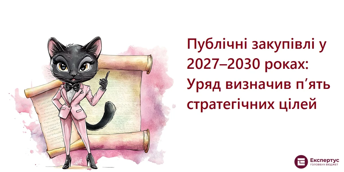 Публічні закупівлі у 2027–2030 роках: Уряд визначив п’ять стратегічних цілей