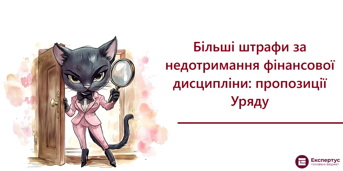 Більші штрафи за недотримання фінансової дисципліни: пропозиції Уряду