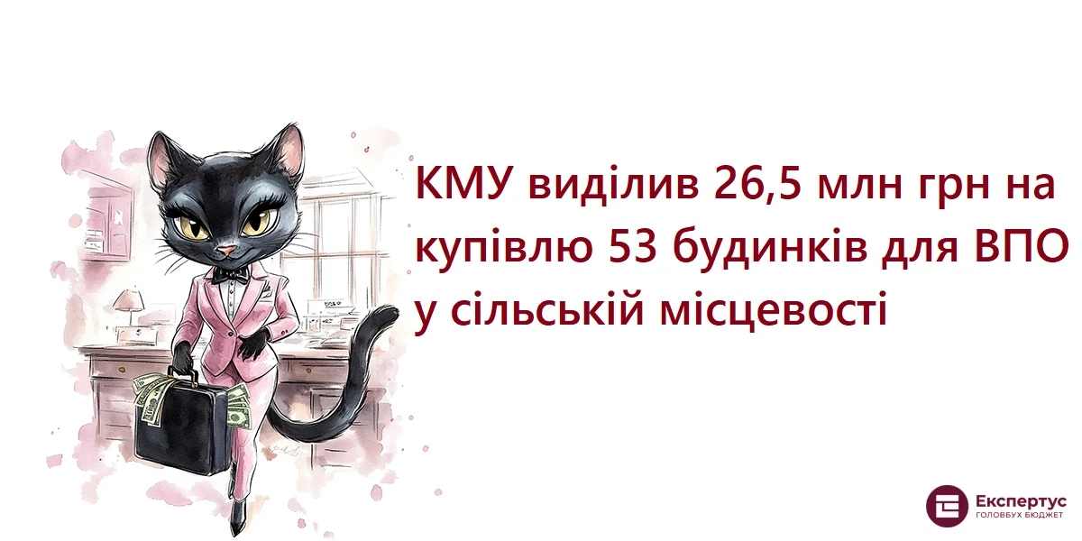 КМУ виділив 26,5 млн грн на купівлю 53 будинків для ВПО у сільській місцевості