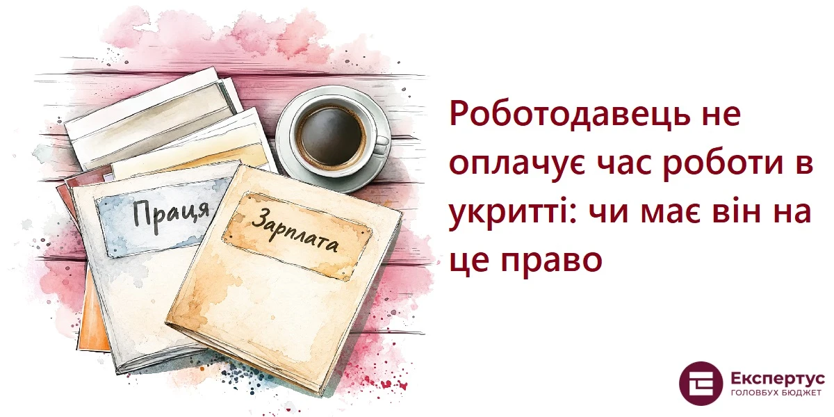 Роботодавець не оплачує час роботи в укритті: чи має він на це право