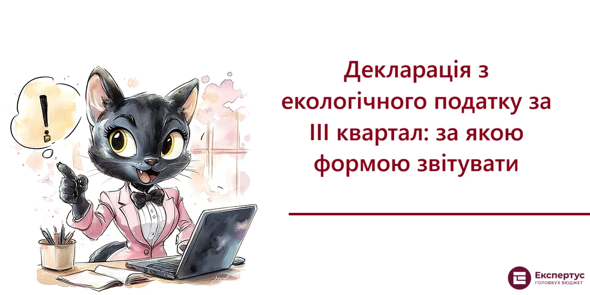Декларація з екологічного податку за III квартал: за якою формою звітувати