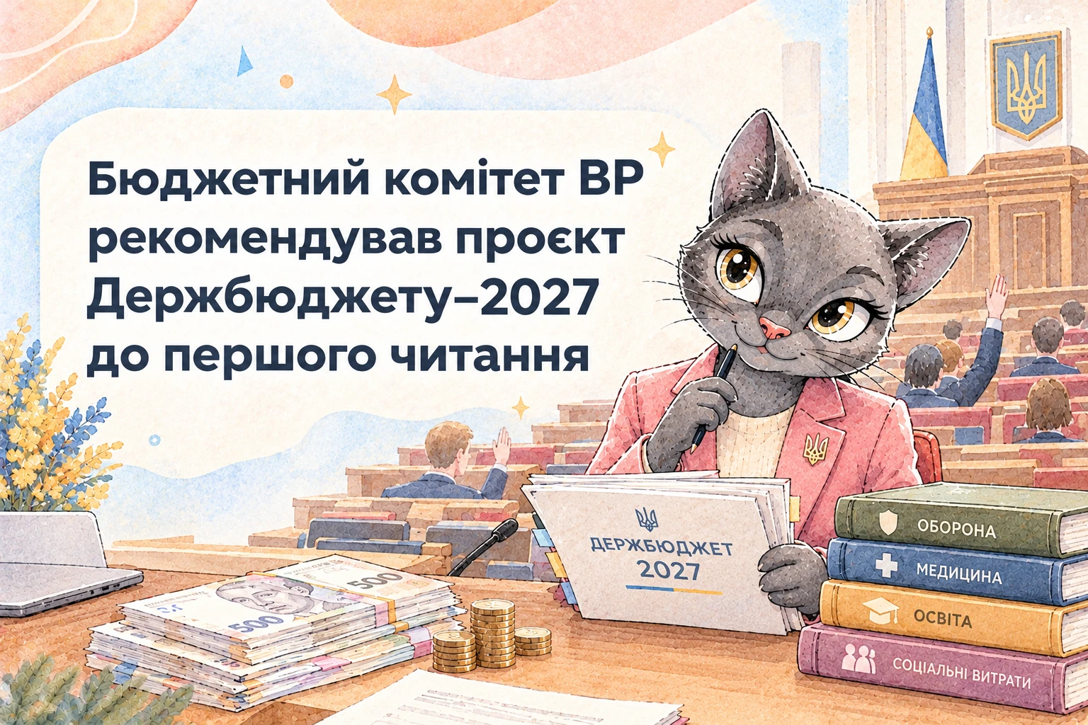 Бюджетний комітет ВР рекомендував проєкт Держбюджету–2027 до першого читання