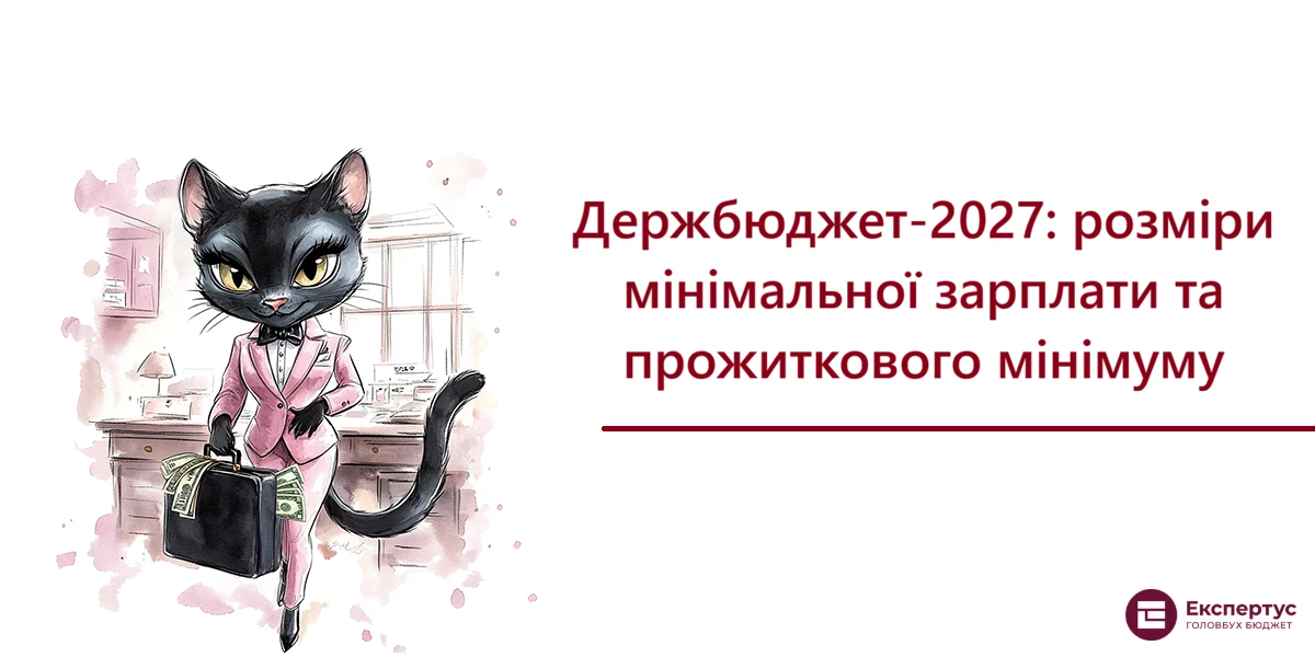 Держбюджет-2027: розміри мінімальної зарплати та прожиткового мінімуму