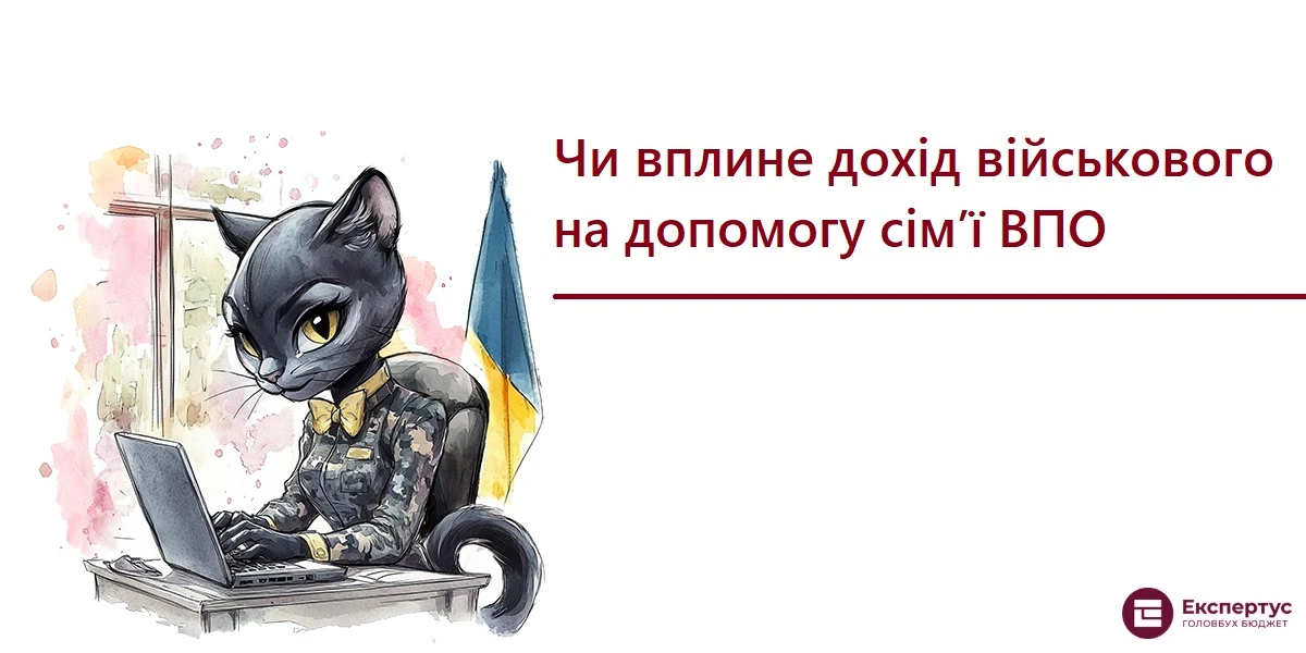 Чи вплине дохід військового на допомогу сім’ї ВПО