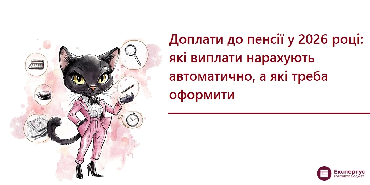 Доплати до пенсії у 2026 році: які виплати нарахують автоматично, а які треба оформити