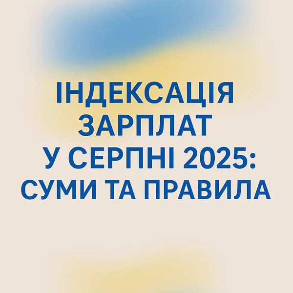Індексація зарплат у серпні 2025: суми та правила