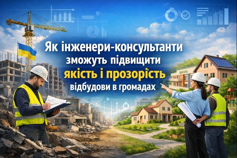 Як інженери-консультанти зможуть підвищити якість і прозорість відбудови в громадах
