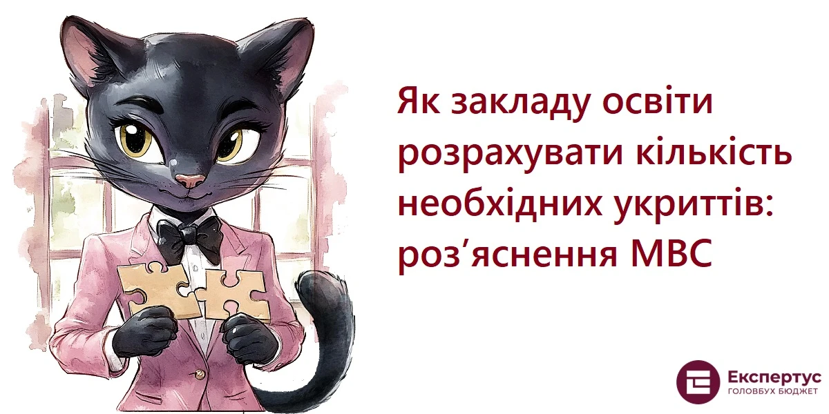 Як закладу освіти розрахувати кількість необхідних укриттів: роз’яснення МВС