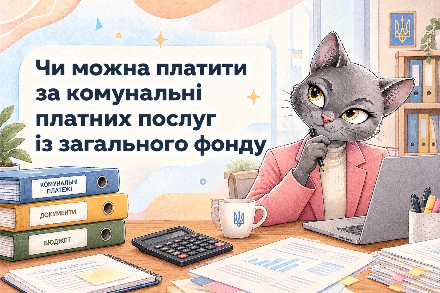 Чи можна платити за комунальні платних послуг із загального фонду