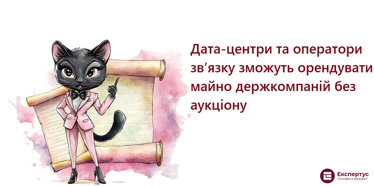 Дата-центри та оператори зв’язку зможуть орендувати майно держкомпаній без аукціону