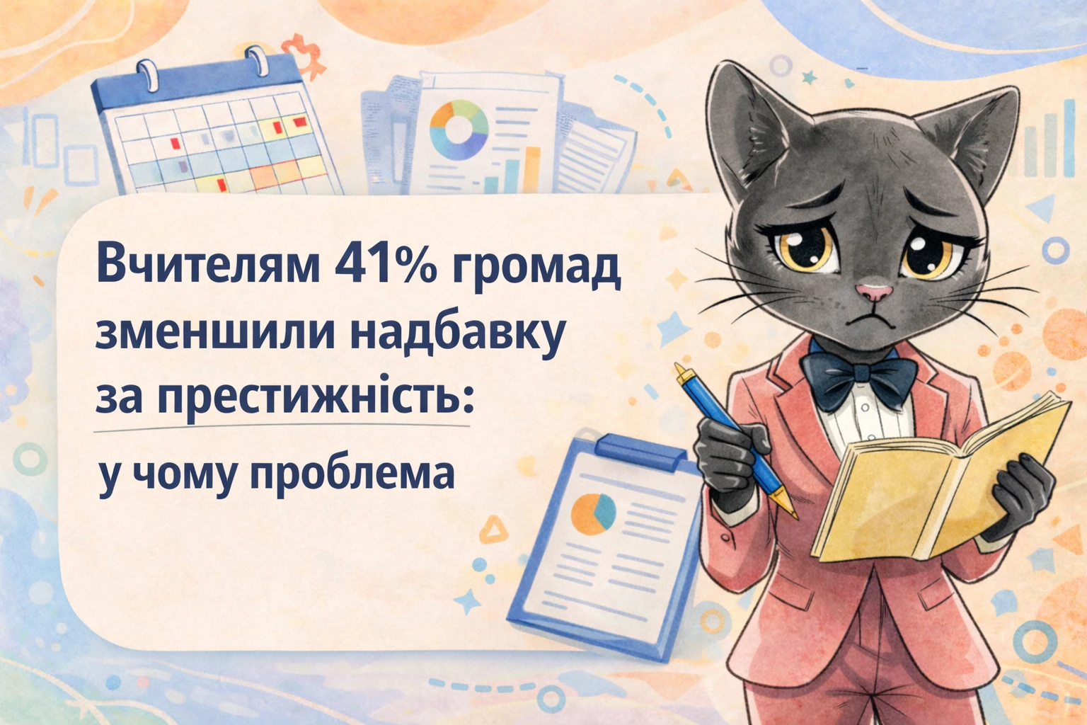 Вчителям 41% громад зменшили надбавку за престижність: у чому проблема