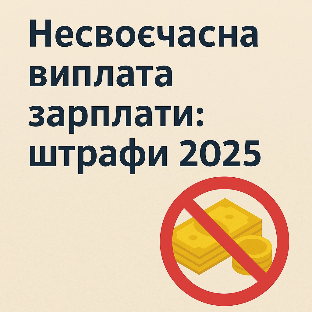 Несвоєчасна виплата зарплати: які штрафи передбачає у 2025 році