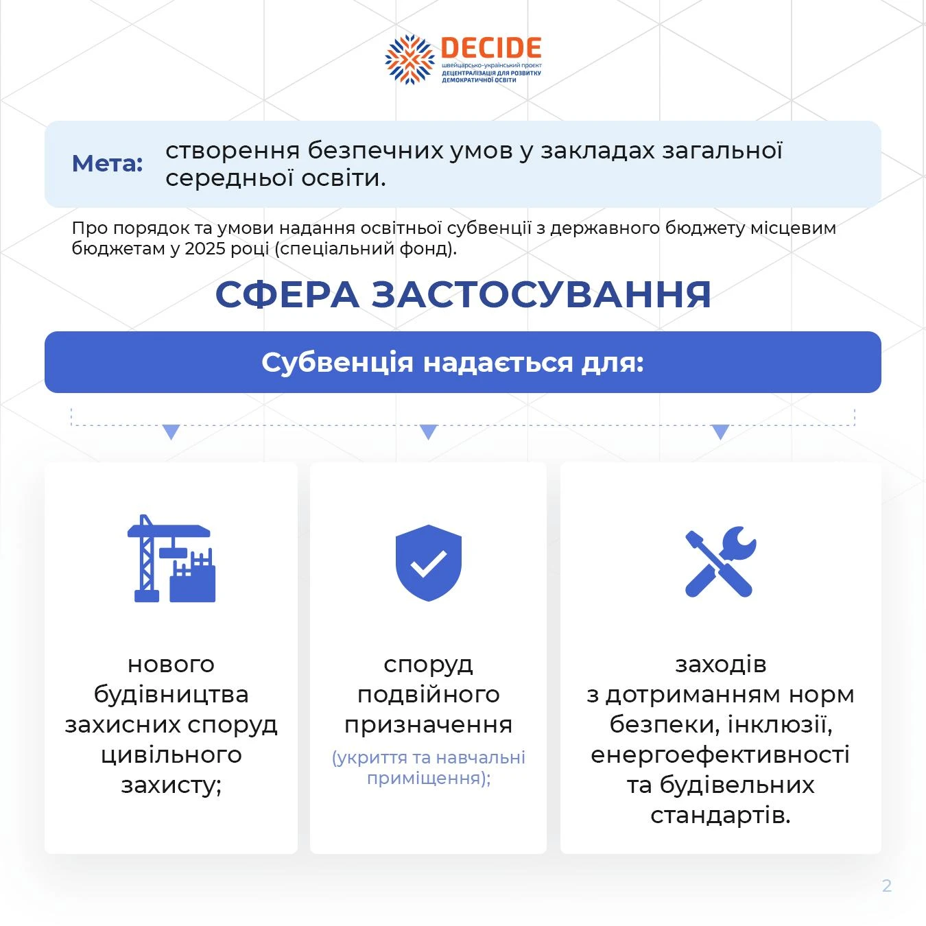 порядок і умови надання освітньої субвенції