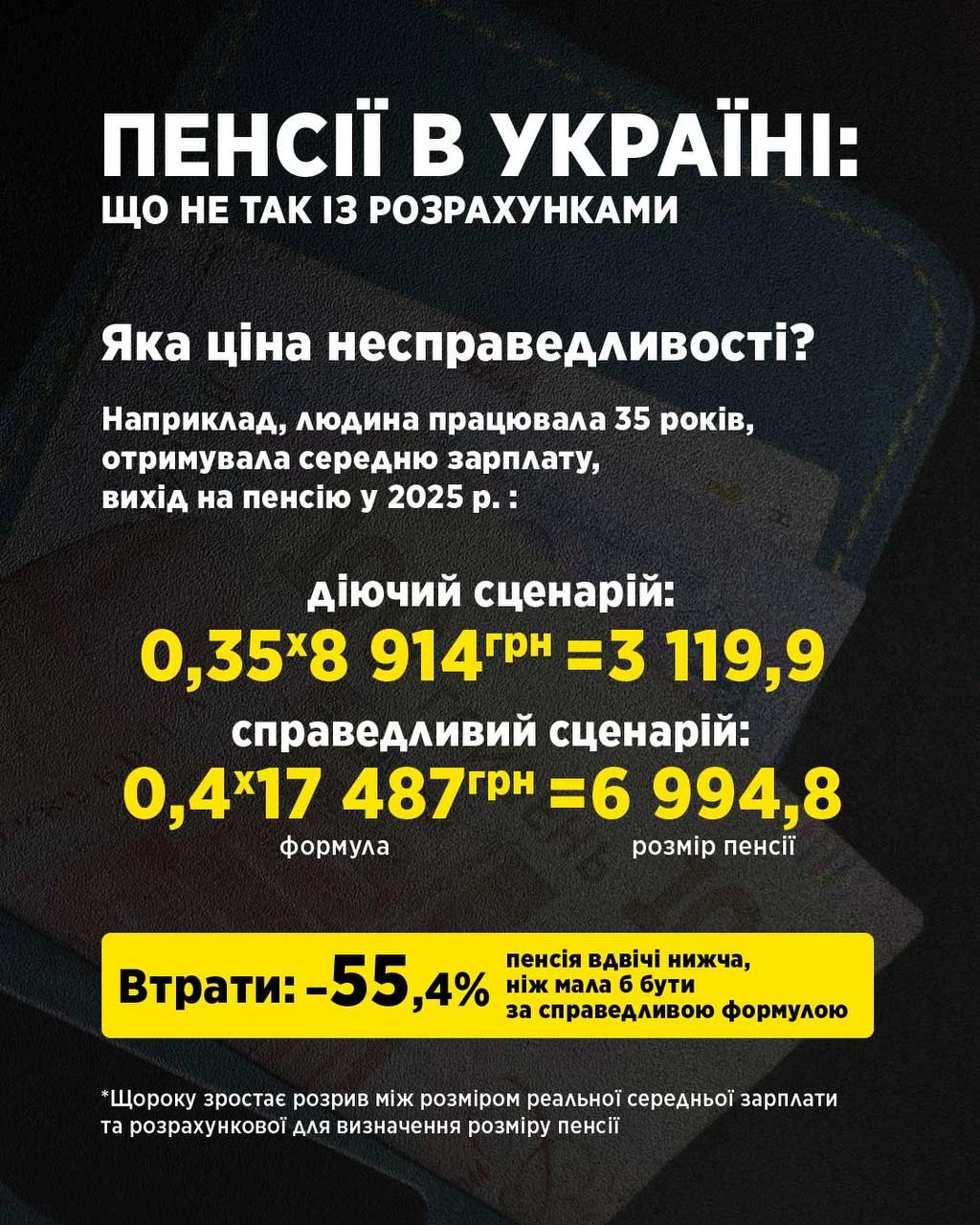 Що не так із пенсійними розрахунками в Україні — Гетманцев