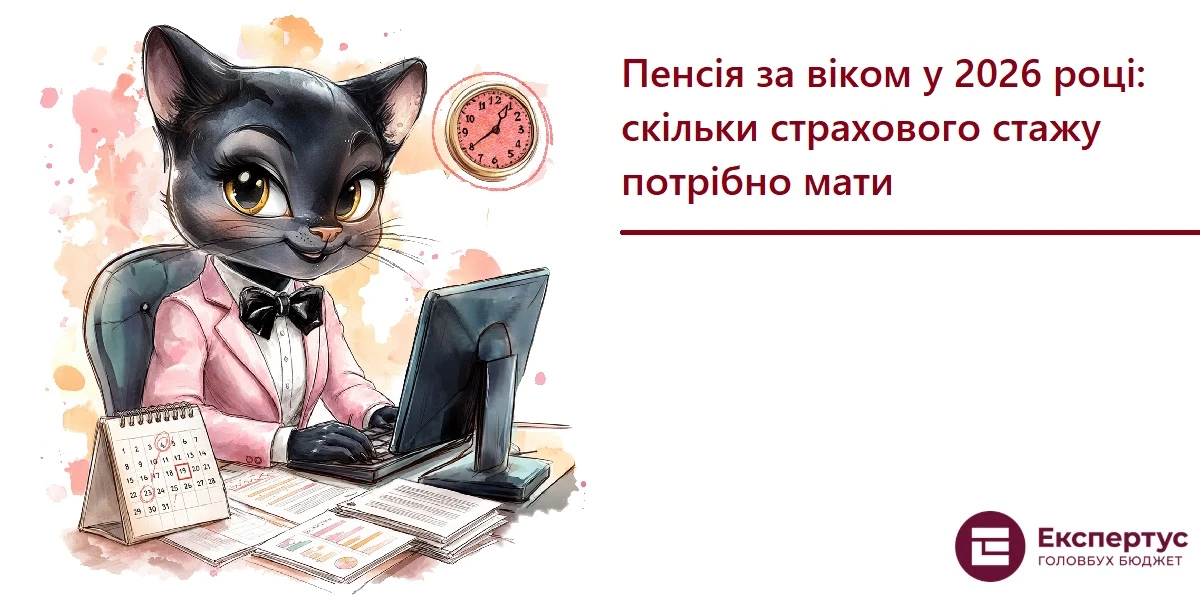 Пенсія за віком у 2026 році: скільки страхового стажу потрібно мати