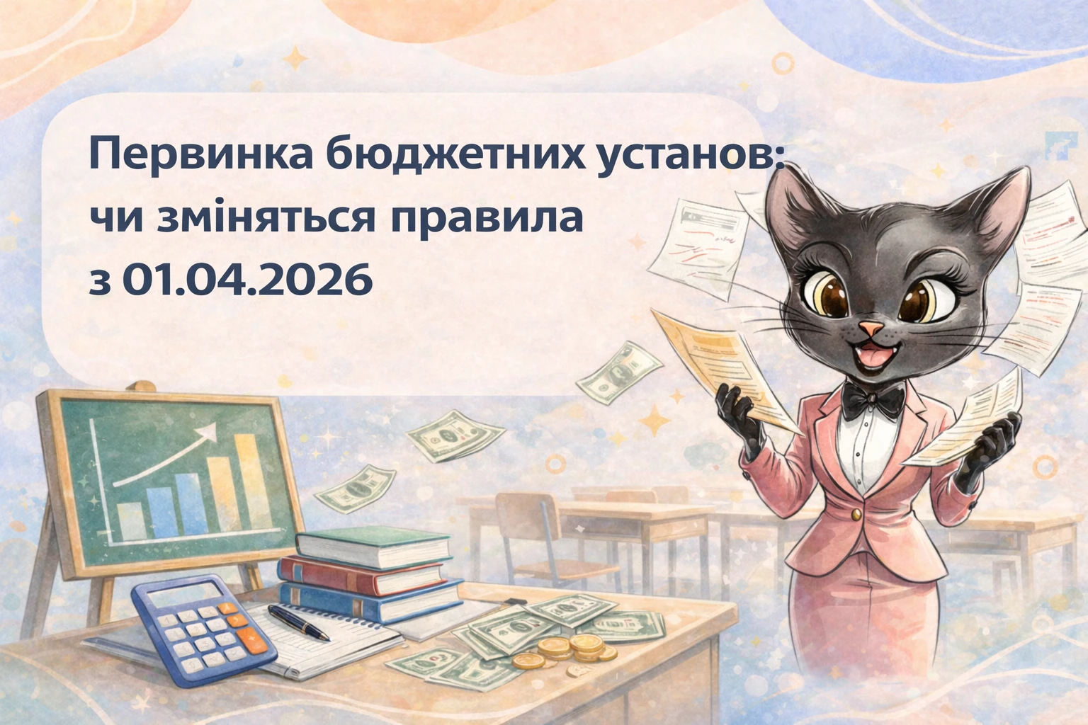 Первинка бюджетних установ: чи зміняться правила з 01.04.2026