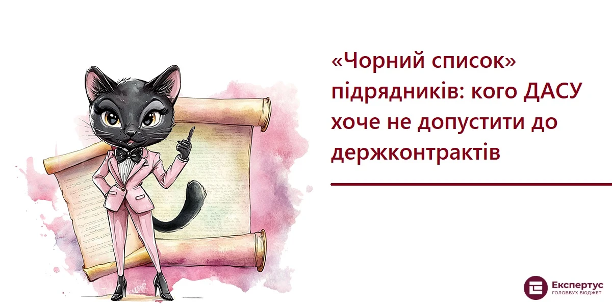 Чорний список підрядників: кого ДАСУ хоче не допустити до держконтрактів