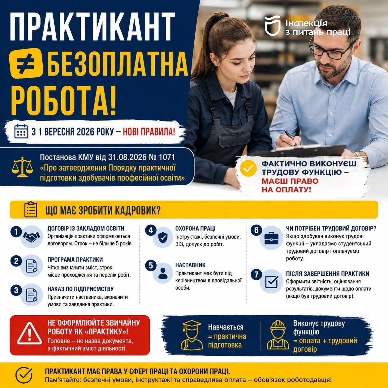 Практикант працює без зарплати: у яких випадках роботодавець порушує закон