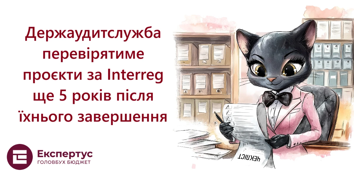 Держаудитслужба перевірятиме проєкти за Interreg ще 5 років після їхнього завершення