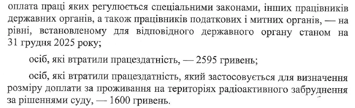 Прожитковий мінімум 2026: цифри з Держбюджету