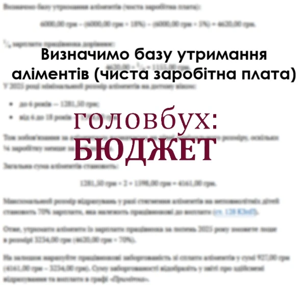 Зарплати працівника не вистачає, щоб утримати аліменти: дії бухгалтера