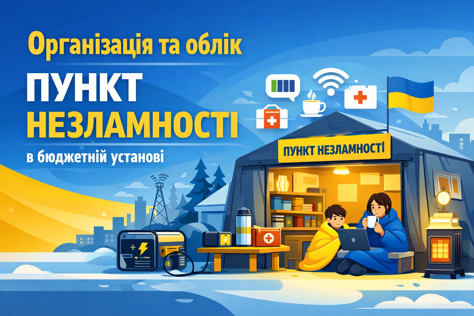 Організація та облік пункт незламності в бюджетній установі