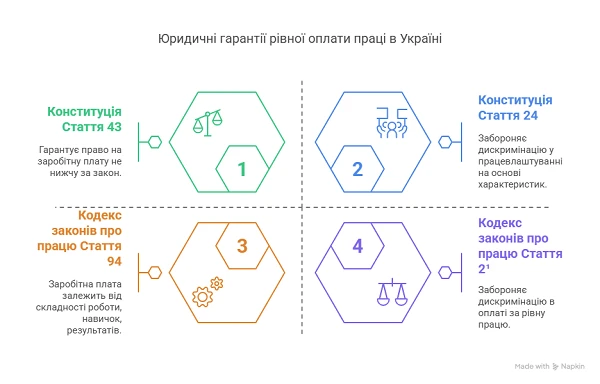 Юридичні гарантії рівної оплати праці
