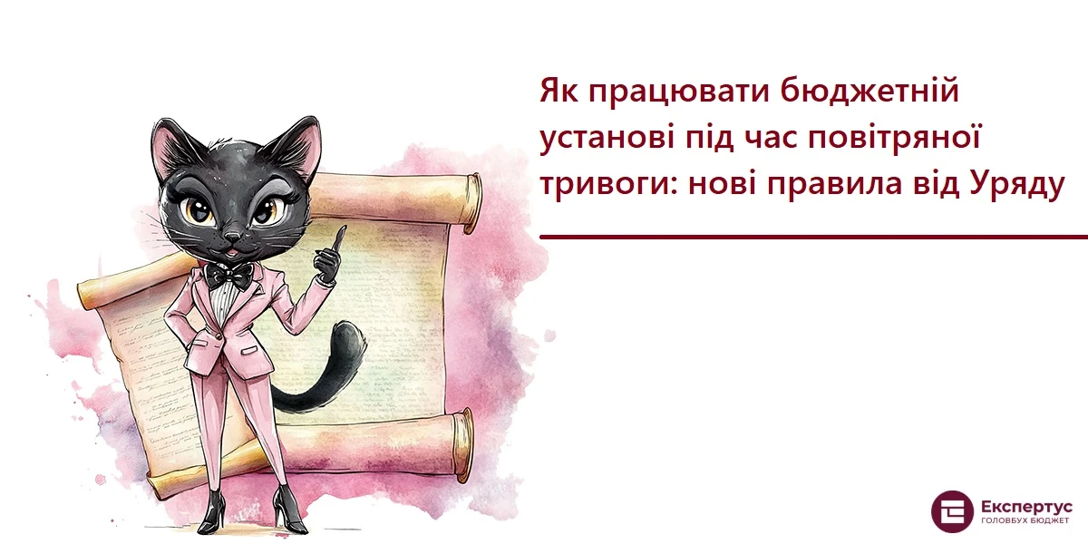 Як працювати бюджетній установі під час повітряної тривоги: нові правила від Уряду