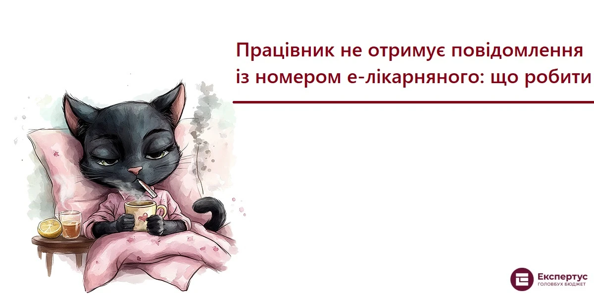 Працівник не отримує повідомлення із номером е-лікарняного: що робити