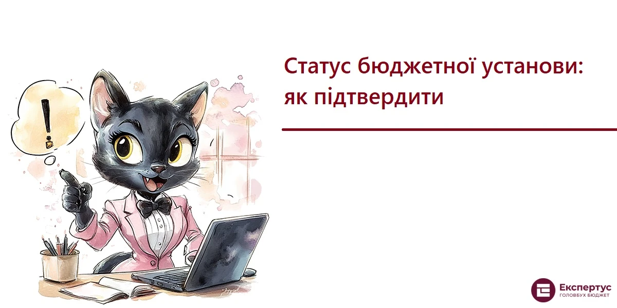 Статус бюджетної установи: як підтвердити