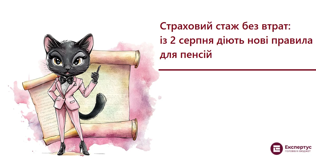 Страховий стаж без втрат: із 2 серпня діють нові правила для пенсій